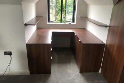 U Shaped Desk Fitted Wardrobes